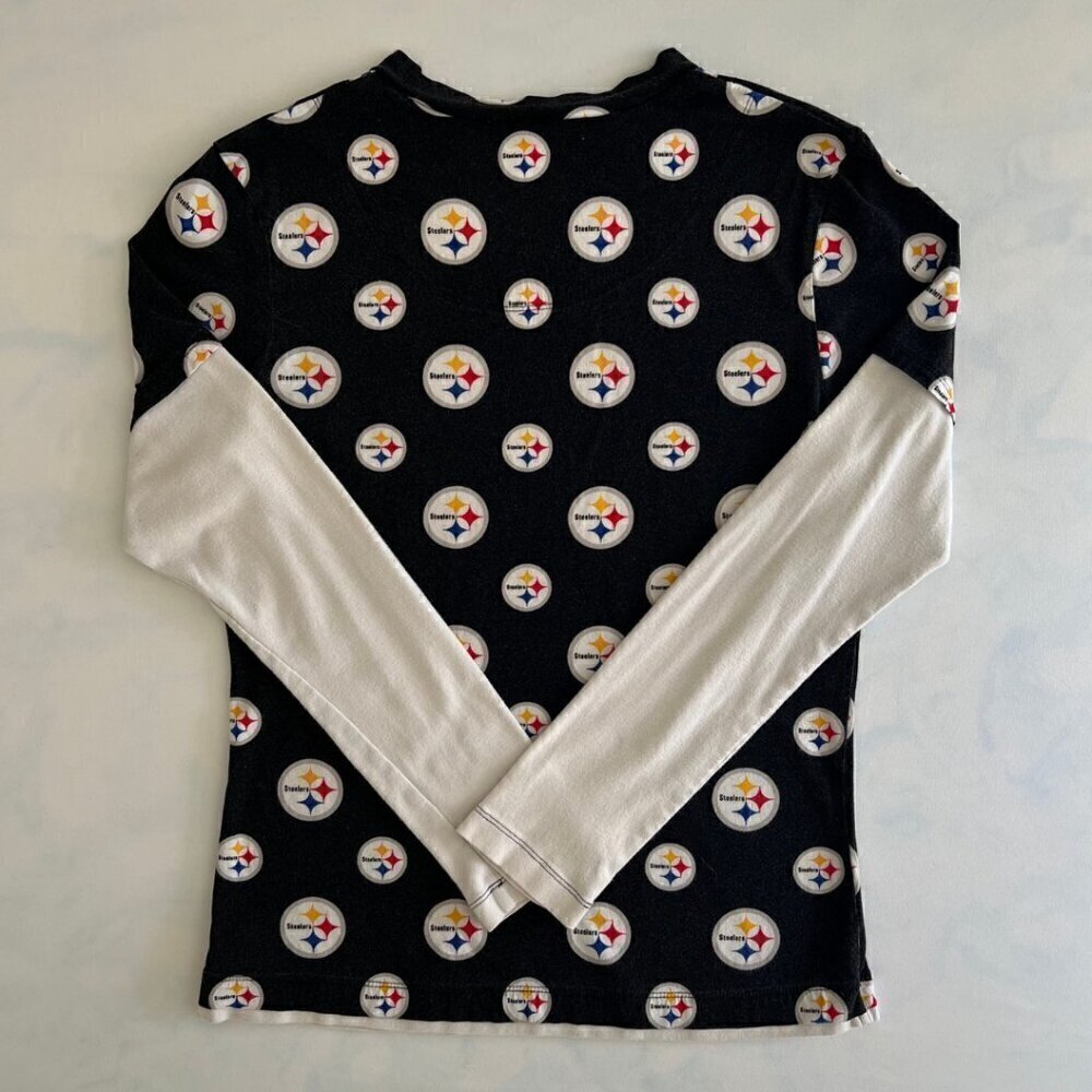 Reebok Vintage Steelers NFL Long Sleeve Shirt - Picture 4 of 6